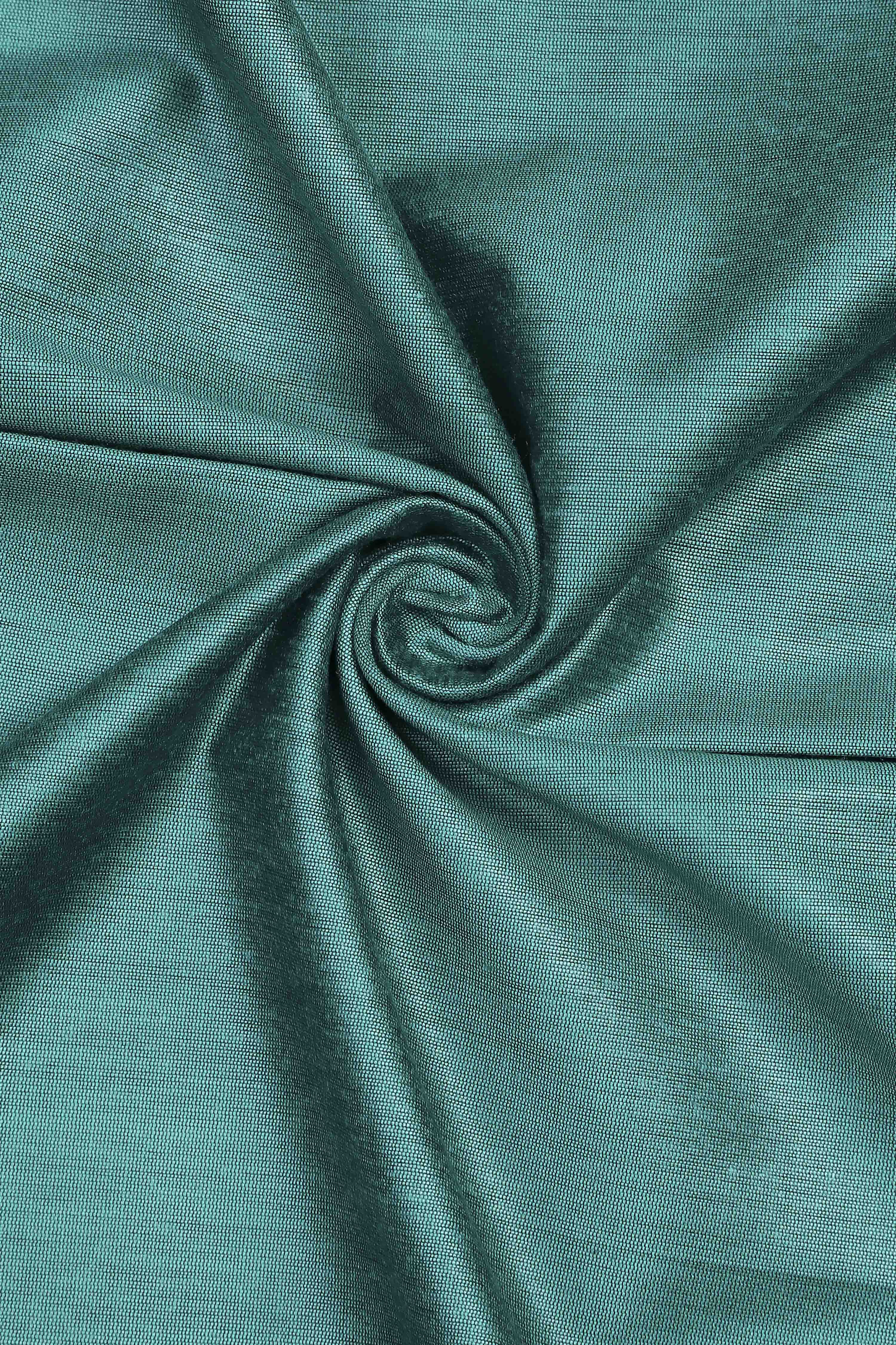 Red Banarasi Chanderi Banarasi Print Unstitched Suit Set image number 2