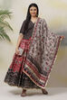 Cherry Straight Art Silk Cotton Printed Dupatta image number 0