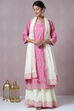 Pink Cotton Silk Kurta Sharara Kurta Sharara Suit Set image number 6