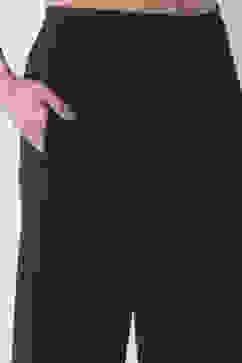 Navy Viscose Rayon Relaxed Pants image number 1