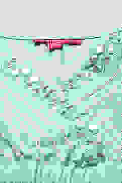 Mint Poly Viscose Short Kurta Lehenga Suit Set image number 1