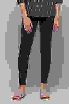 Indigo Cotton Blend Solid Churidar image number 5