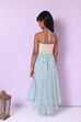 Cream And Turquoise Poly Cotton Lehenga Set image number 7
