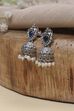 Navy Brass Jhumka image number 0