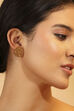 Gold Plated Brass Stud Earrings image number 1