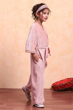 Champagne Polyester Blend Straight Dress image number 4