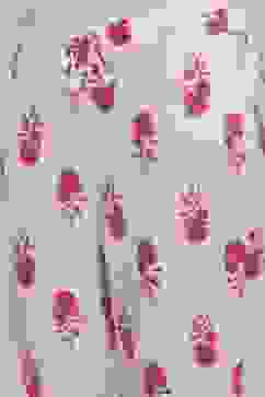 Pink and White Printed Straight Suit Set image number 2