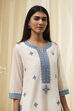 Pink Embroidered Straight Suit Set image number 1