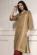 Blue Viscose Rayon Straight Printed Kurta image number 7