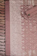 Grey Art Silk Unstitched Suit Set image number 2