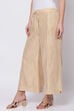 Beige Poly Cotton Palazzo image number 2