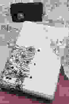 Off White Cotton Machine Embroidered Unstitched Suit Set image number 0