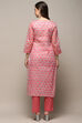Blue Green Cotton Blend Unstitched Suit set image number 6