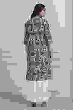 Blue Cotton Straight Kurta image number 3