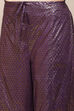 Navy Blue Cotton Straight Printed Kurta Capri Suit Set image number 2