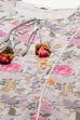 Grey Cotton Blend Kalidar Kurta Pants Suit Set image number 1