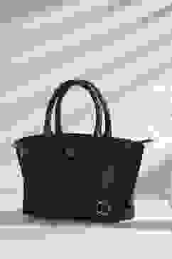 Black PU Handbag image number 0