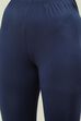 Camel Cotton Blend Solid Churidar image number 1
