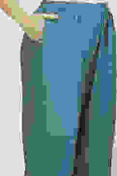 Blue Cotton Unstitched Suit Set image number 3