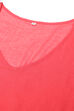 Red Cotton A Line Fusion Wear Dress image number 2