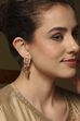 Gold Embellished Earrings image number 1