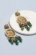 Green Alloy Earrings image number 2
