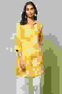 Olive LIVA Printed Shirt image number 1