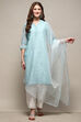 Red Embroidered Nylon Dupatta image number 3