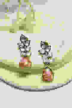 Light Pink Brass Drop & Danglers image number 0