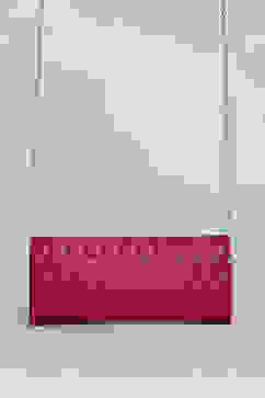 Dark Red Polycotton Handbag image number 5