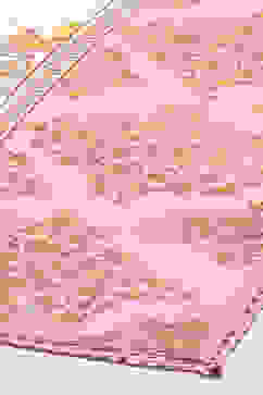 Lilac Cotton Blend Gathered Kurta Suit Set image number 3