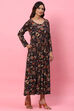 Red LIVA Flared Fusion Dress image number 2