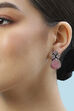 Light Pink Brass Earrings image number 1