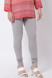 Fuschia Cotton Blend Solid Churidar image number 1