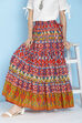 Black Cotton Long Skirt image number 4