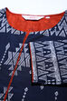 White Cotton A-Line Printed Kurta image number 1