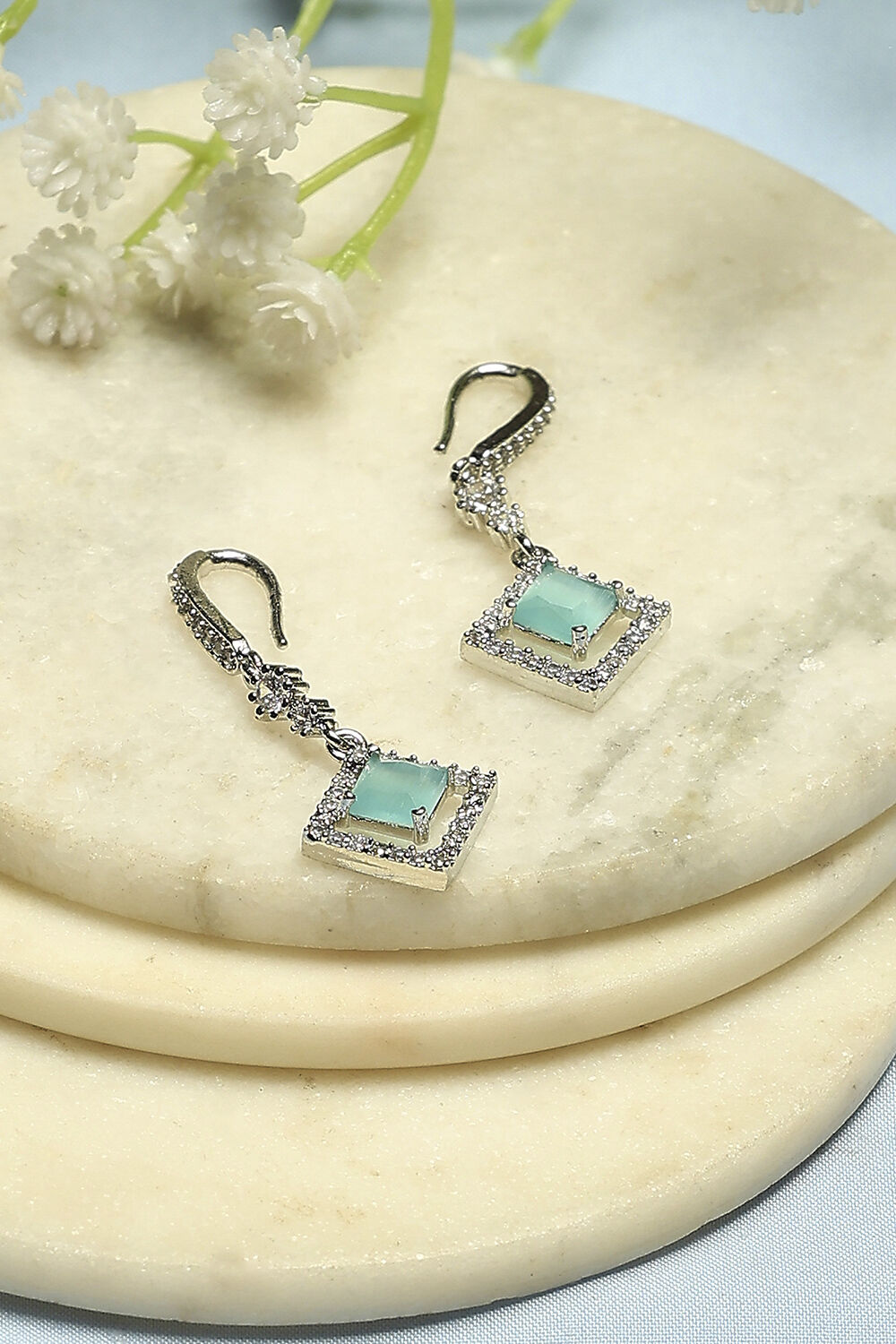 biba Mint Green Alloy Drop & DanglersMint Green Alloy Drop & Danglers-picture-61