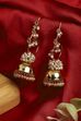 Gold Brass Jhumka image number 2