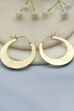 Blue Brass Hoops image number 2