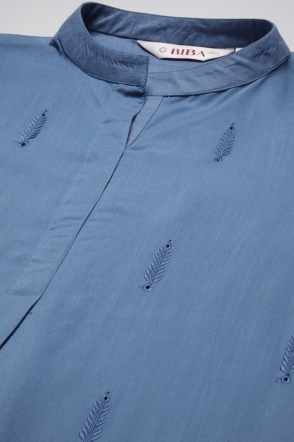 Blue LIVA Straight 2 Piece Set image number 5