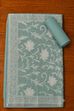 Peach Linen Modern Print Unstitched Suit Set image number 3