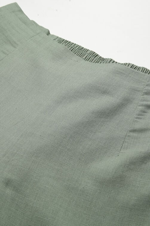 Green Bay Cotton Blend Solid Pant image number 1