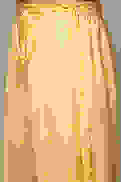 Yellow Art Silk Straight Kurta Narrow Pants Suit Set image number 2