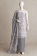 Peach Linen Printed Unstitched Suit Set image number 5