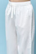 Green Leheriya Cotton Kurta With Palazzo & Net Dupatta image number 2