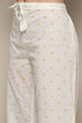 Aqua Blue Voile Straight Kurta Palazzo Suit Set image number 2