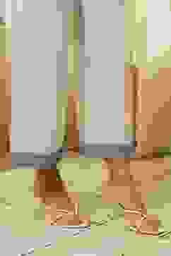 Off-White Embroidered Straight Suit Set image number 8