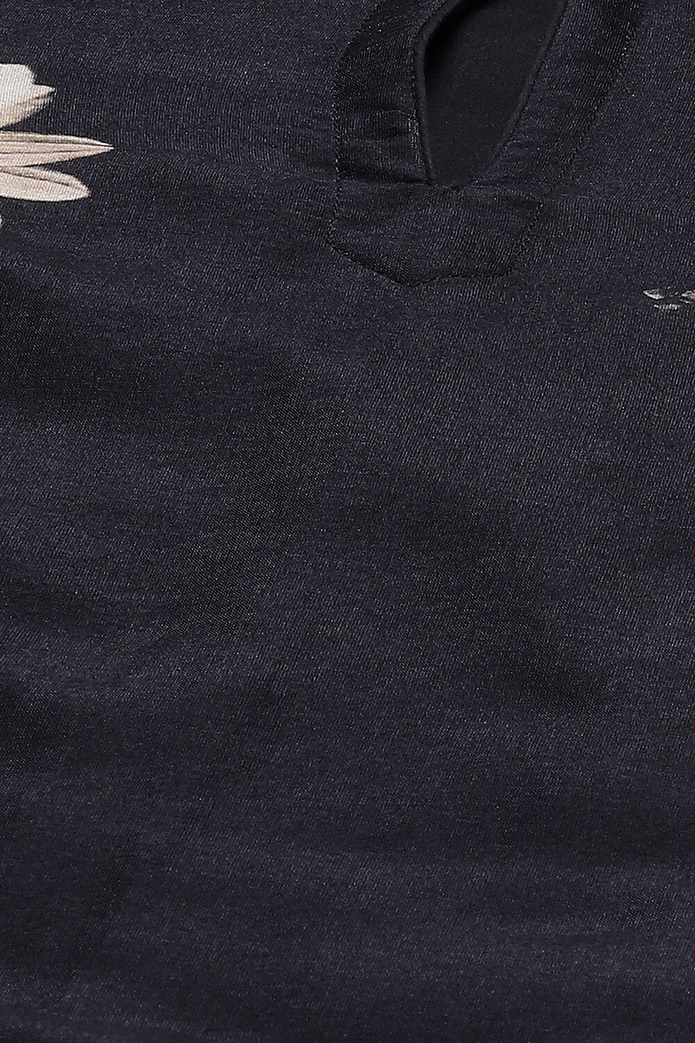 Black Silk & Cotton Straight Kurta Suit Set image number 1