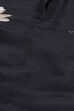 Black Silk & Cotton Straight Kurta Suit Set image number 1