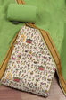 Beige and Pink Handloom Cotton Unstitched Suit Set image number 0